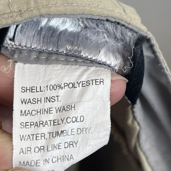 Vintage Lost Enterprises Mens Pants 29x30 Tan Cargo Convertible Skater Baggy Y2k - Picture 10 of 12